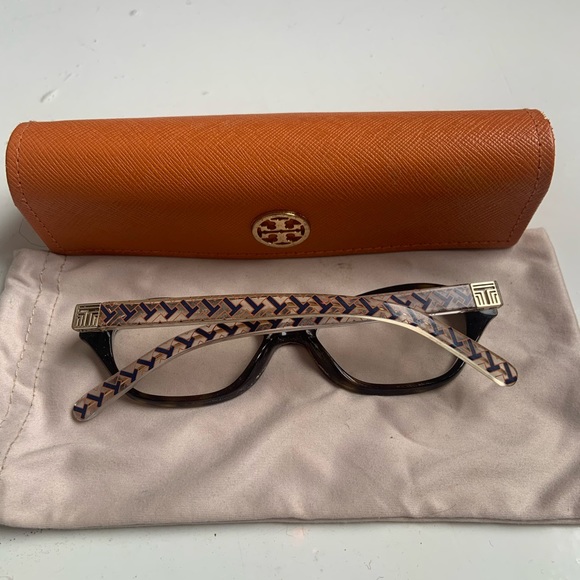 Selling Tory Burch glasses and case. Good used condition. - Picture 3 of 4